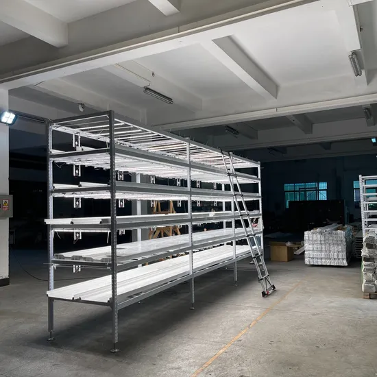 NFT Vertical Hydroponic System with Full Spectrum LED